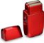 Picture of StyleCraft Prodigy Professional Cordless Hypoallergenic Gold Foil Shaver, Matte Metallic Red