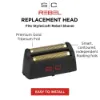 Picture of StyleCraft  Rebel Shaver Replacement Gold Titanium Foil Head SC515G